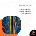 چه نوع کابل‌ها برای انتقال داده‌ها استفاده می‌شوند؟